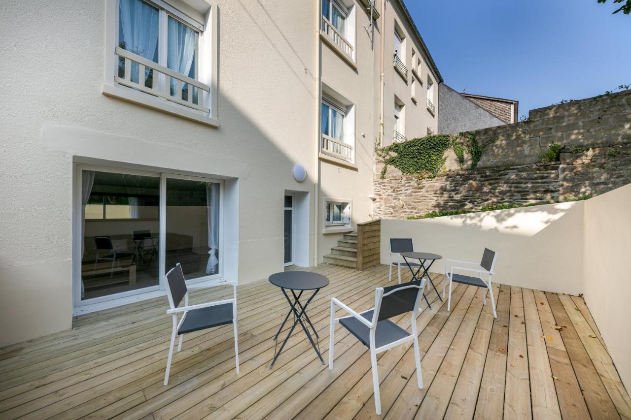 La Belle Poule : Chambre Spacieuse Avec Sdb Privative, Cuisine Et Salon Partages, Terrasse, Proche Facs Et Centre ブレスト エクステリア 写真